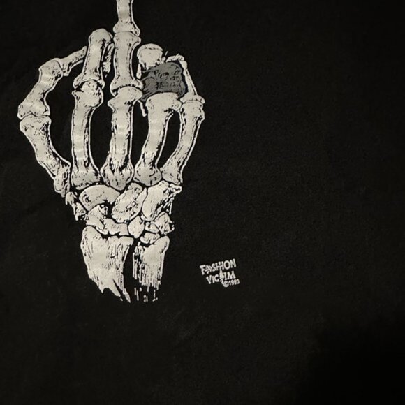 Gallery Dept Skull Middle Finger T Shirt Large - Picture 4 of 4